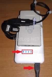 Charging with external micro USB Charging with external micro USB